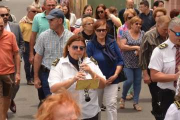 Misa, procesión y desfile de ganado en La Pardilla (Foto Francisco Javier Santana)